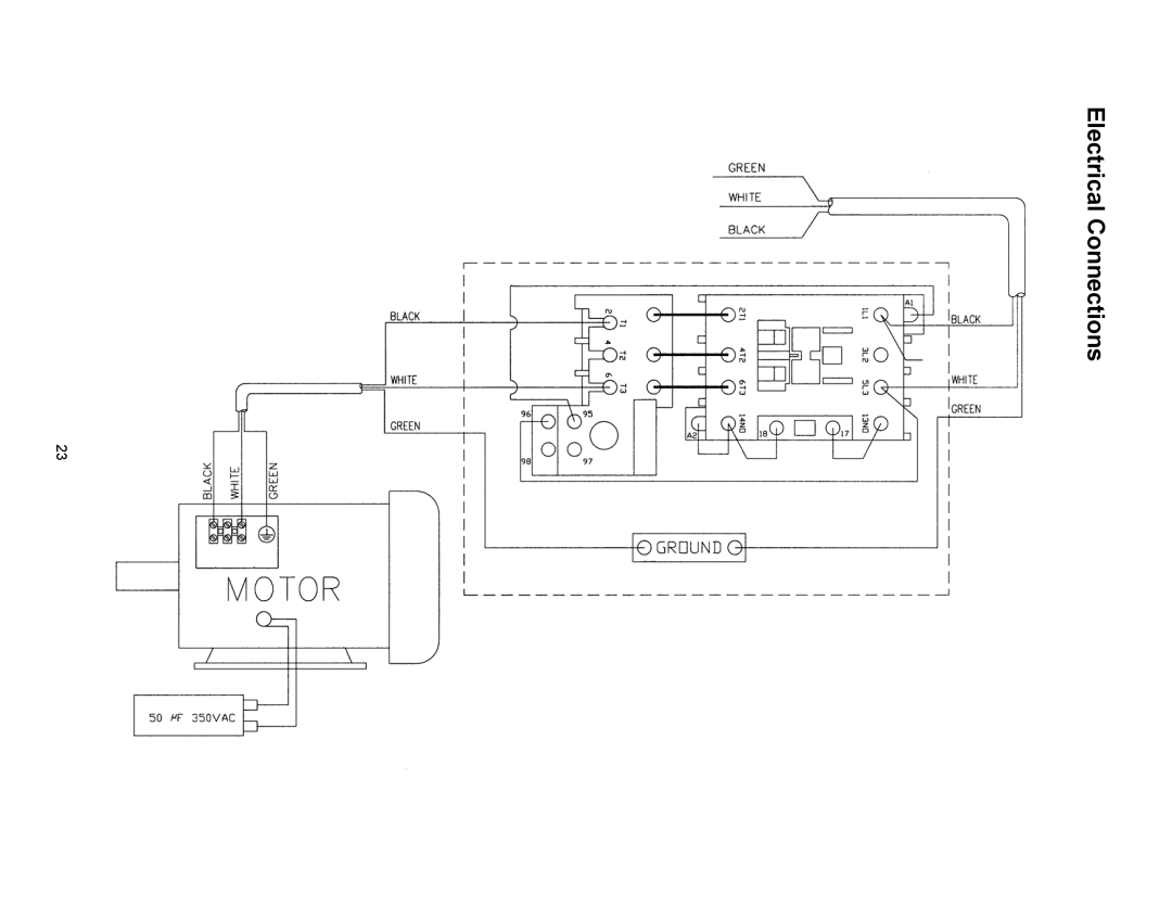 Powermatic 720HD operating instructions Electrical Connections 