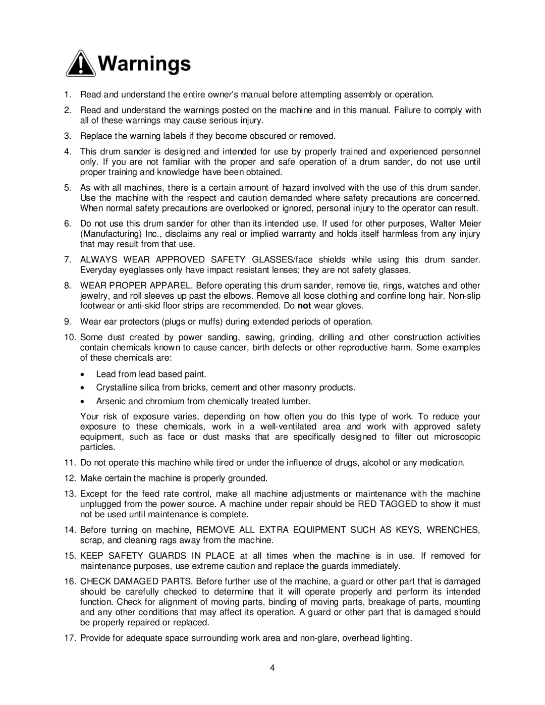 Powermatic DDS-237, DDS-225 operating instructions 