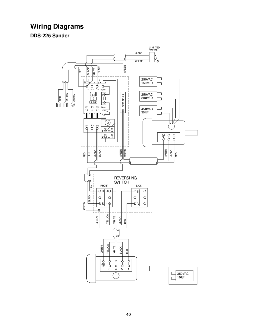 Powermatic DDS-237 operating instructions Wiring Diagrams, DDS-225 Sander 