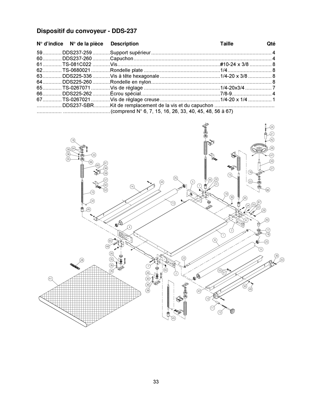 Powermatic DDS-225, DDS-237 operating instructions Capuchon 