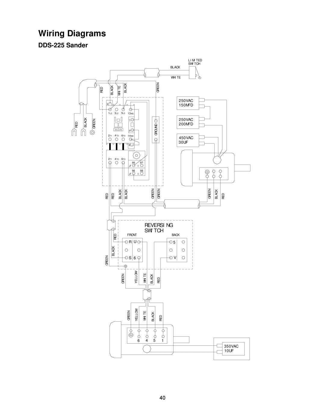 Powermatic DDS-237 operating instructions Wiring Diagrams, DDS-225 Sander 