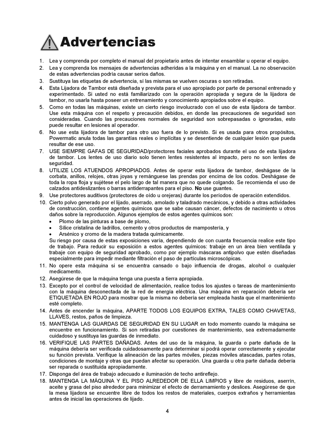 Powermatic DDS-237, DDS-225 operating instructions 