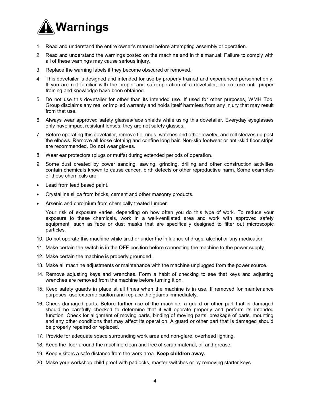 Powermatic DT45 operating instructions 