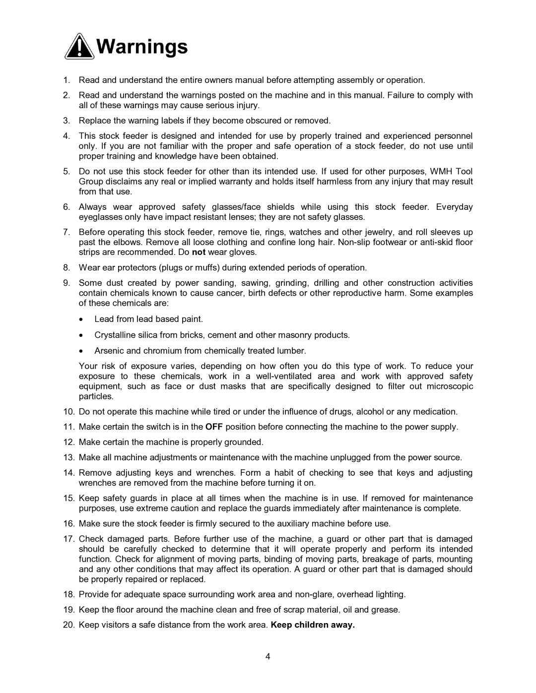 Powermatic PF3-JR operating instructions 