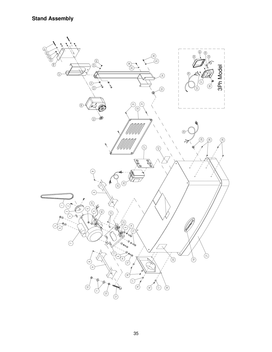 Powermatic PJ-882HH operating instructions Stand Assembly 