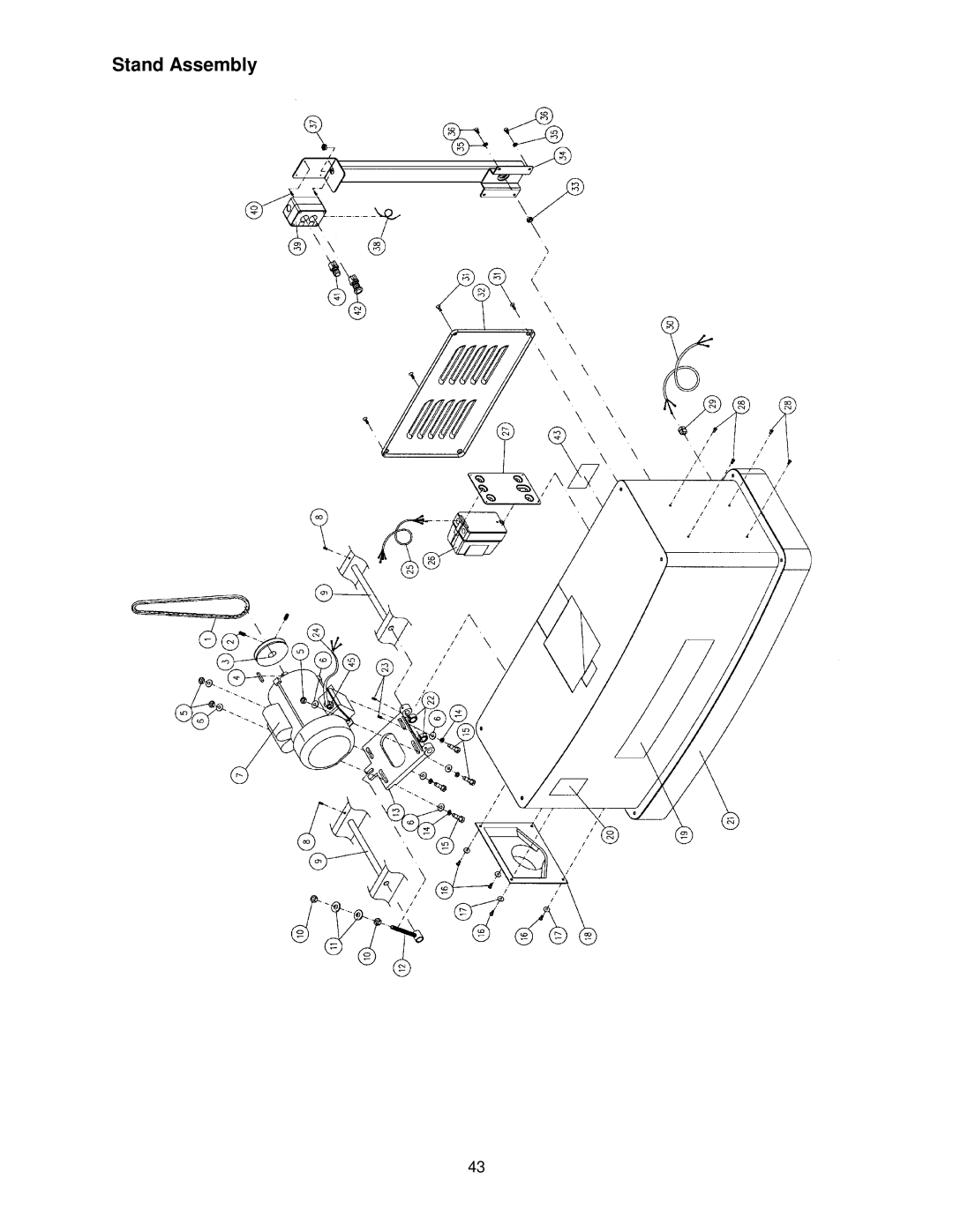 Powermatic PJ882 operating instructions Stand Assembly 