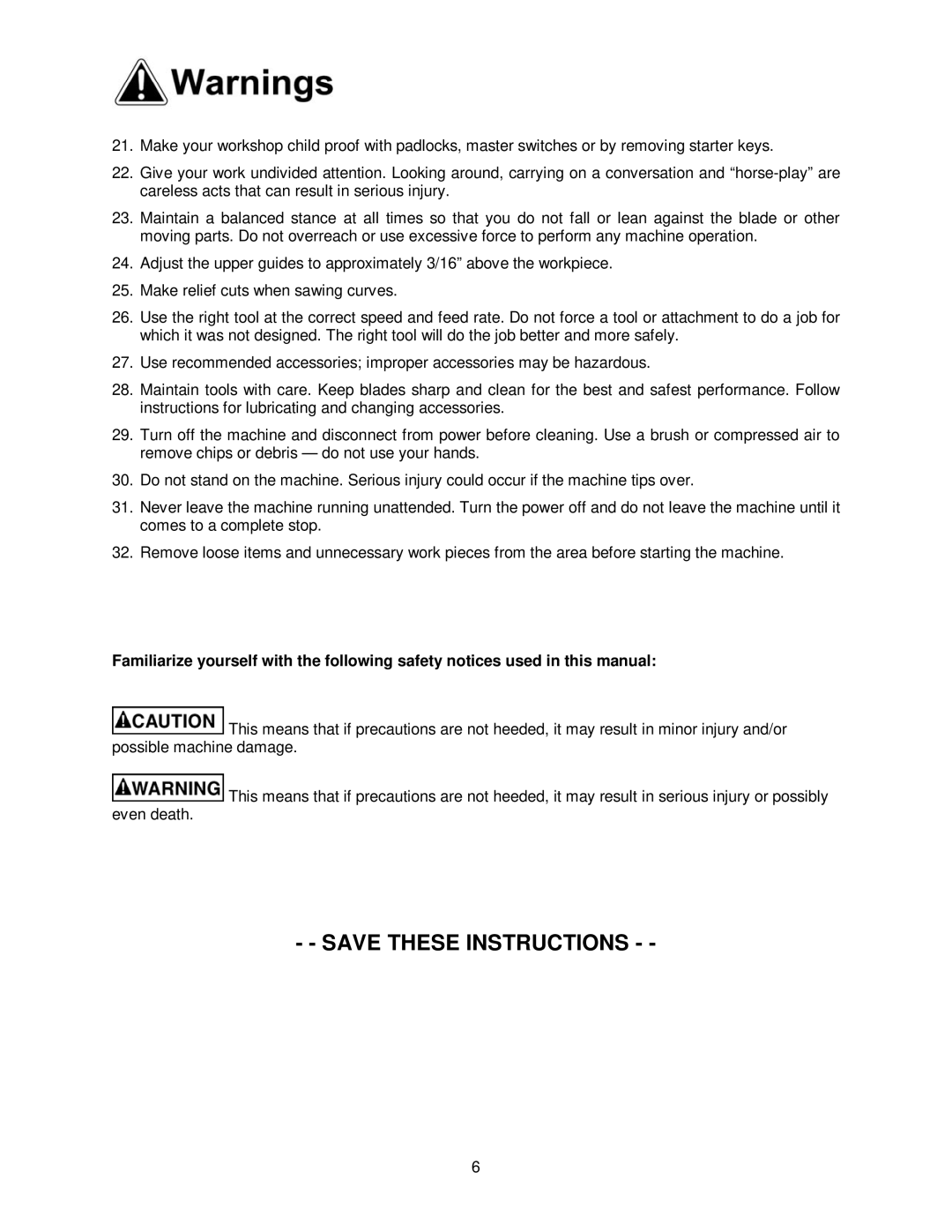 Powermatic PM1800 operating instructions 