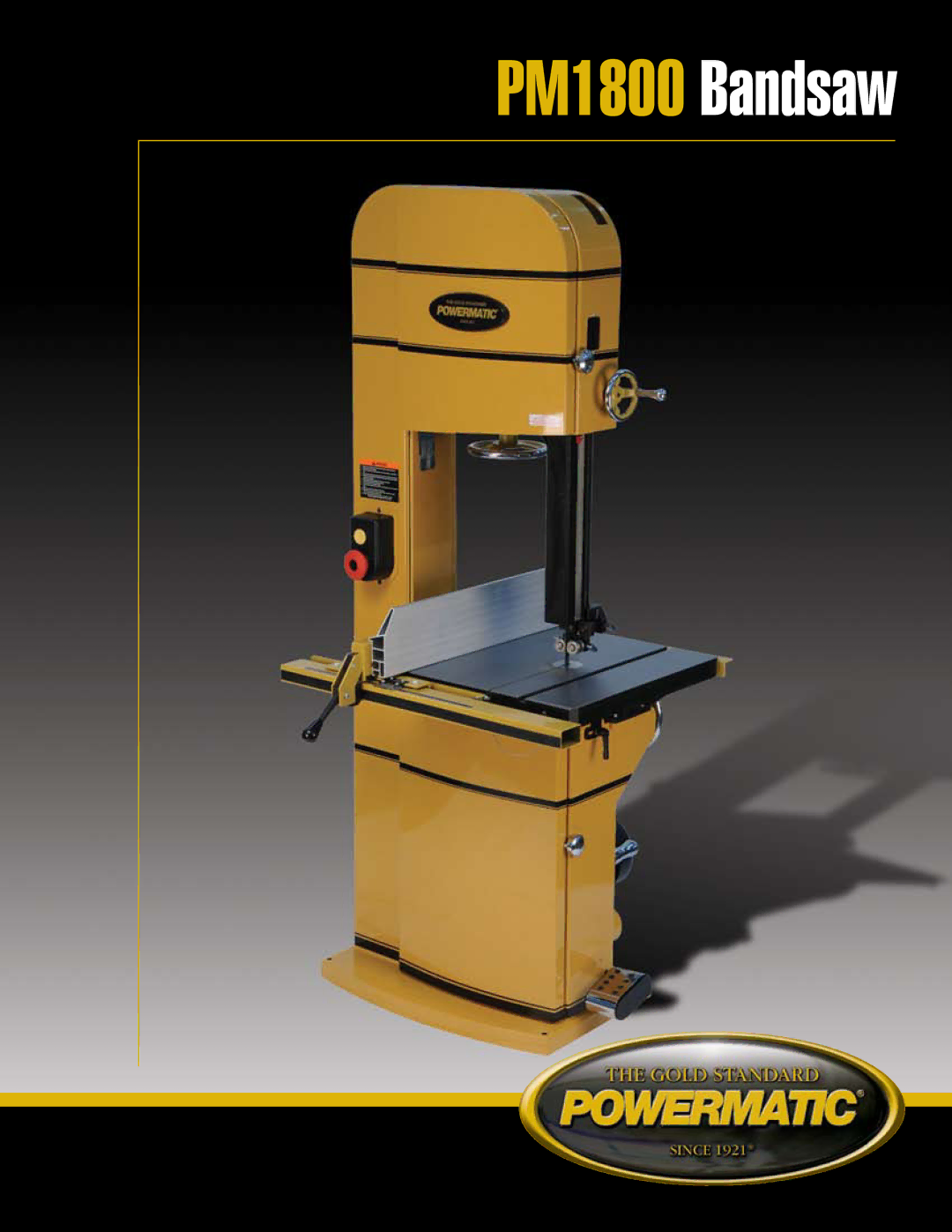 Powermatic manual PM1800 Bandsaw 