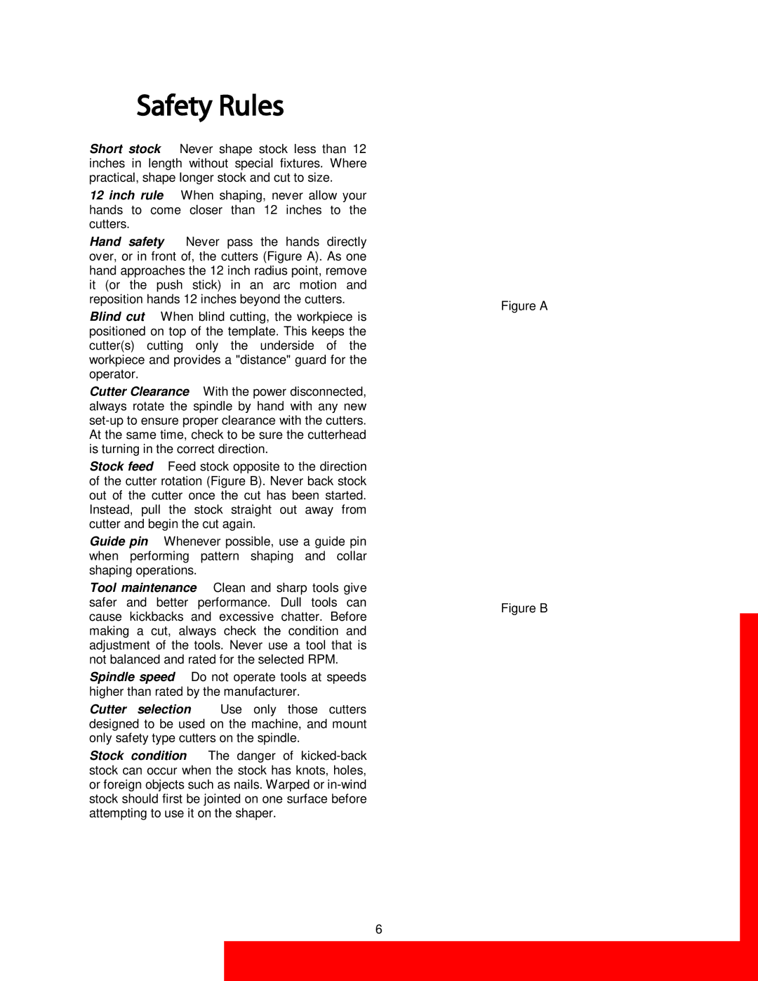 Powermatic PM2700 operating instructions Figure a 