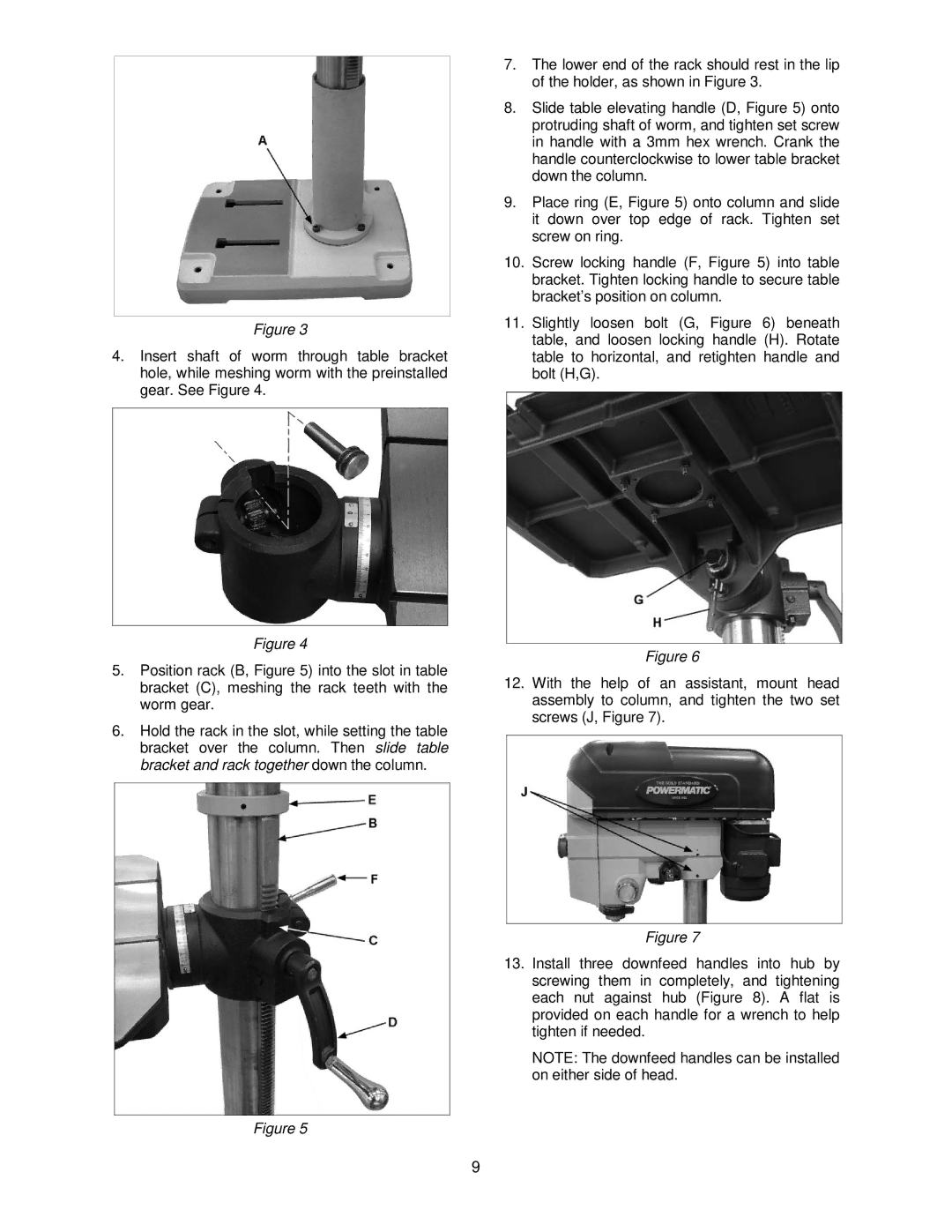 Powermatic PM2800B operating instructions 