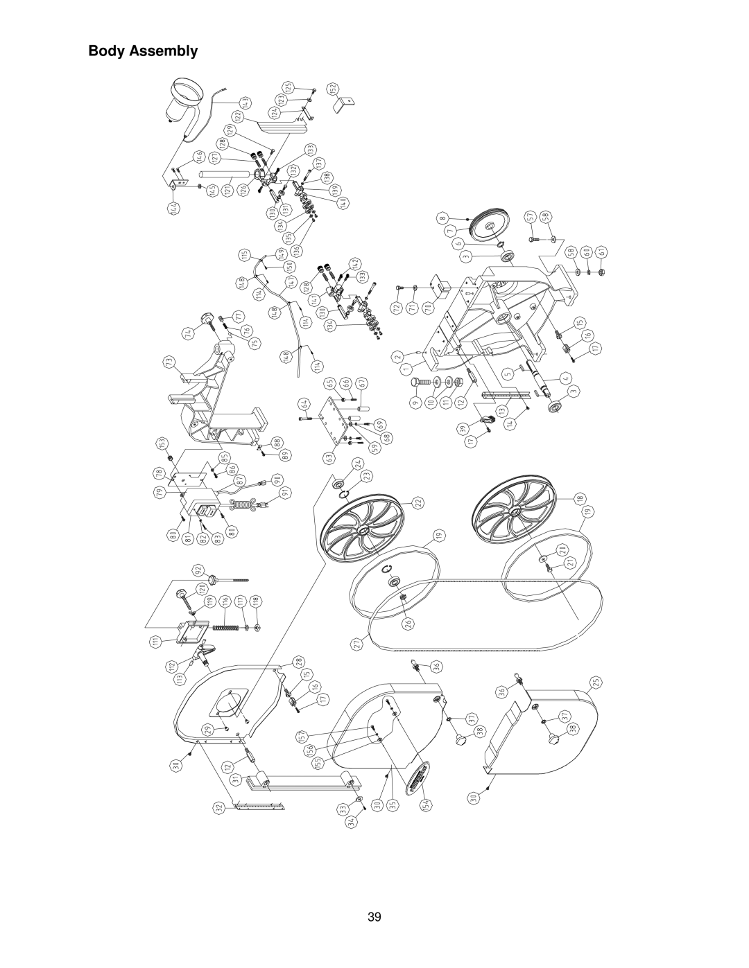 Powermatic PWBS-14CS operating instructions Body Assembly 