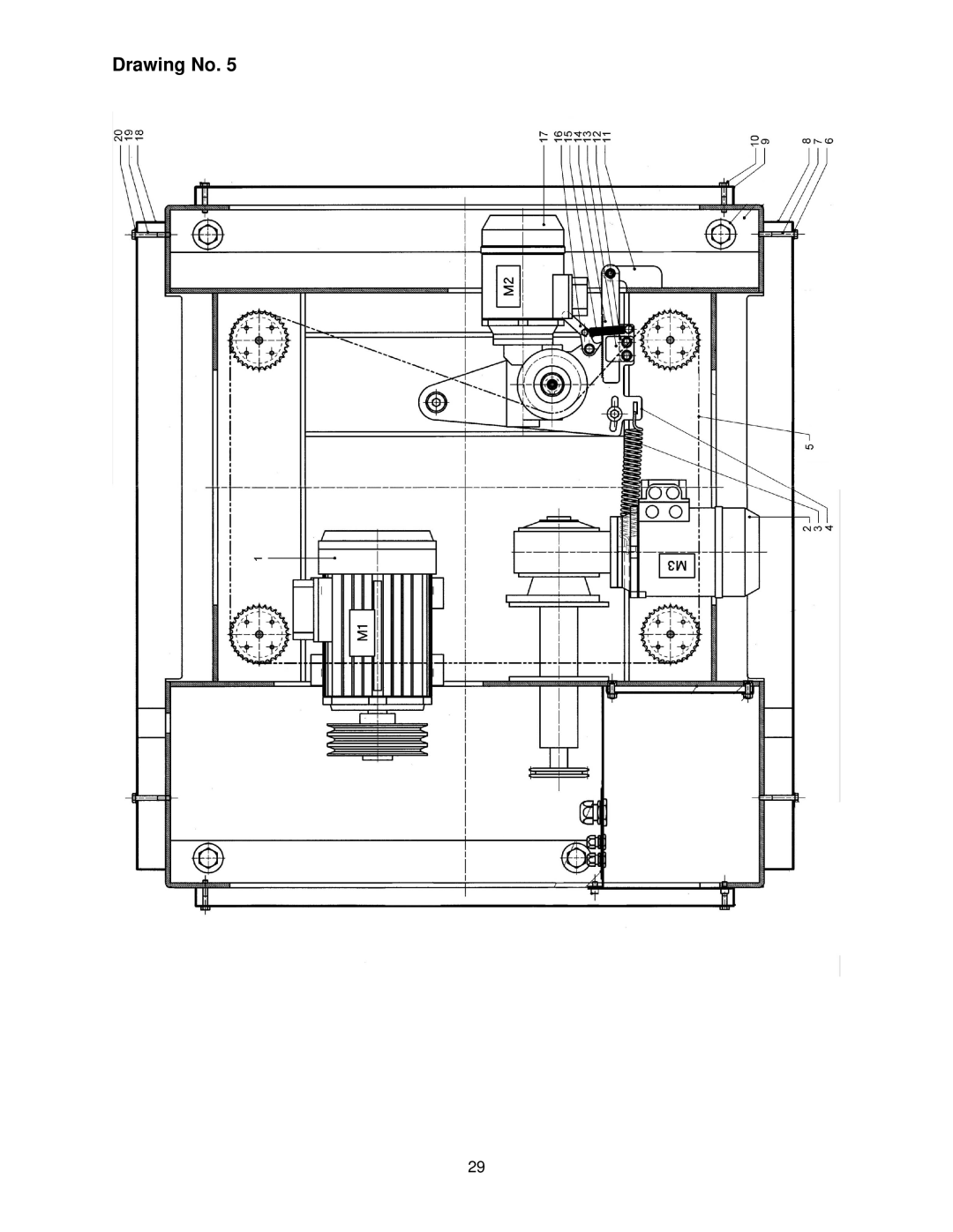 Powermatic WP2412 operating instructions Drawing No 