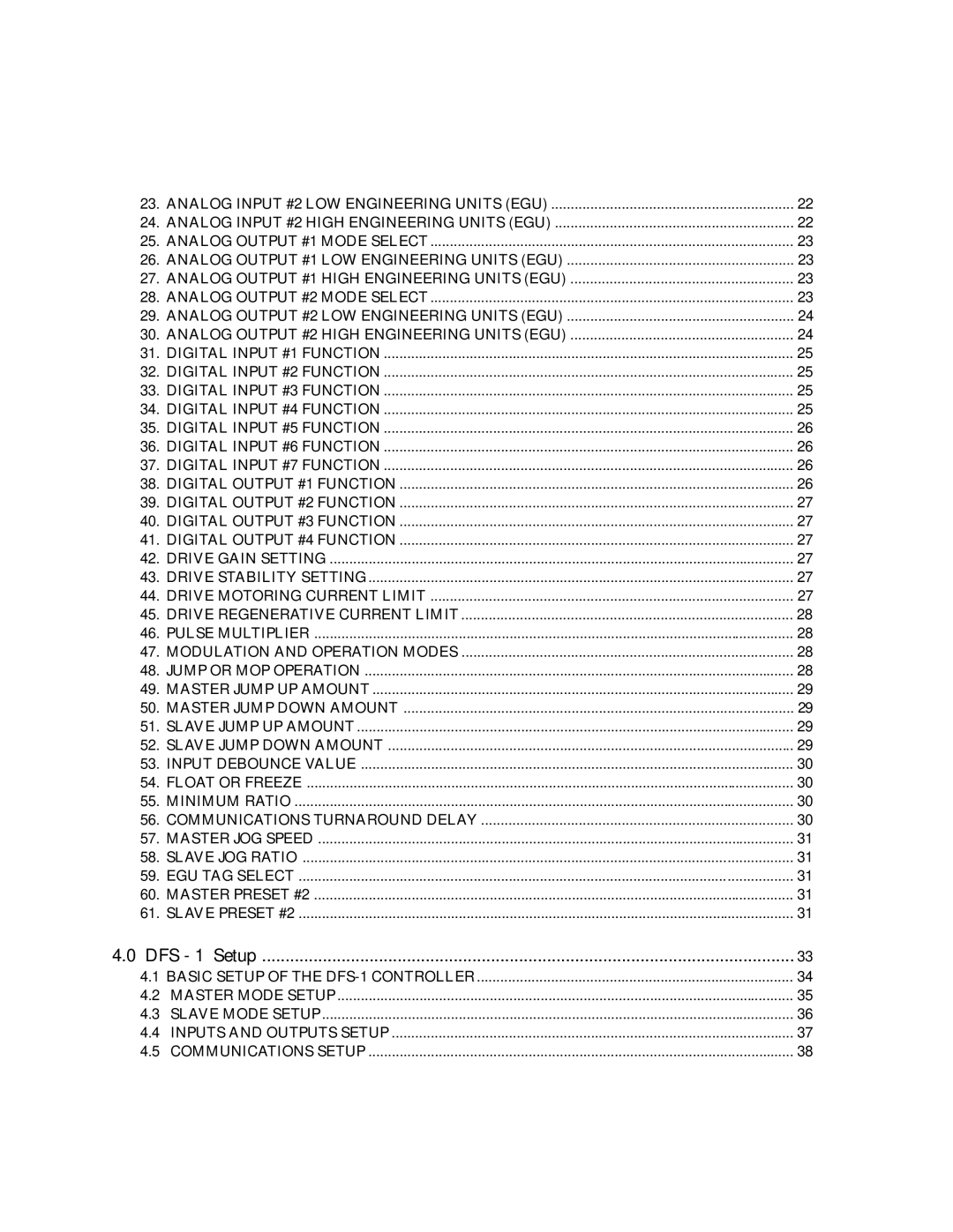 PowerTec DFS-1 manual DFS 1 Setup 