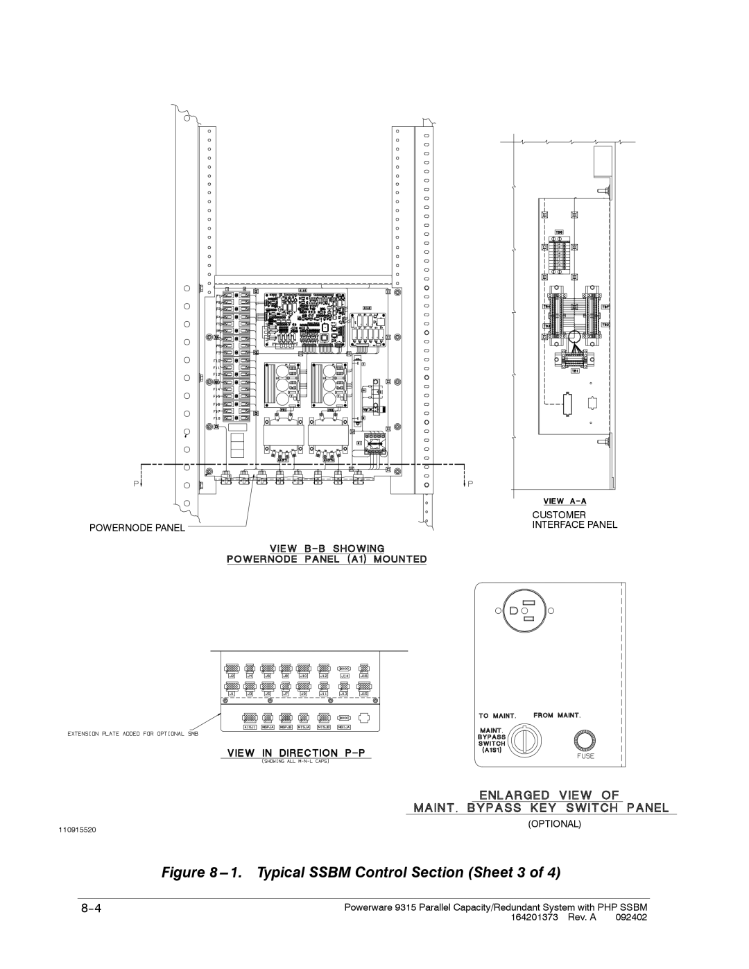 Powerware 9315s manual Typical Ssbm Control Section Sheet 3 