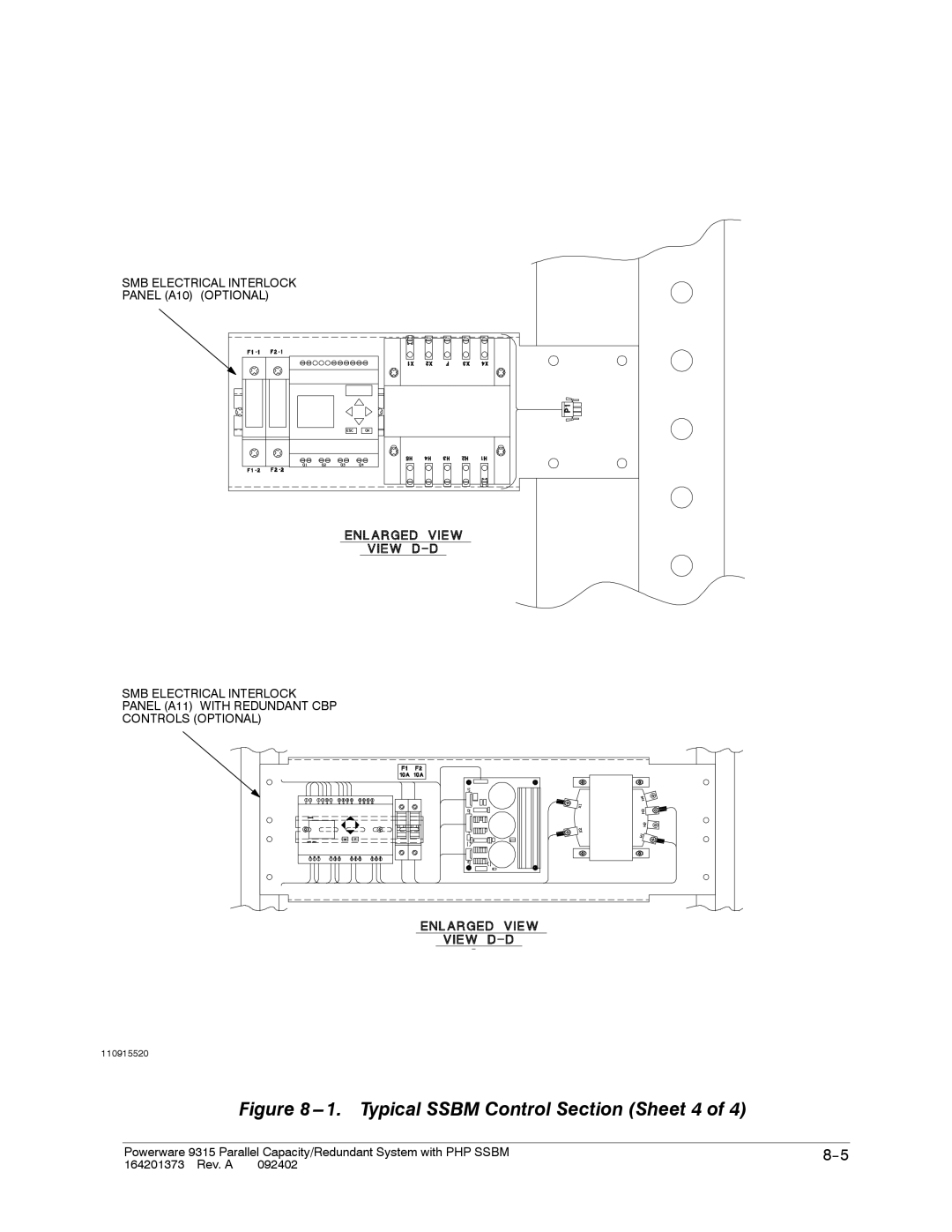 Powerware 9315s manual Typical Ssbm Control Section Sheet 4 