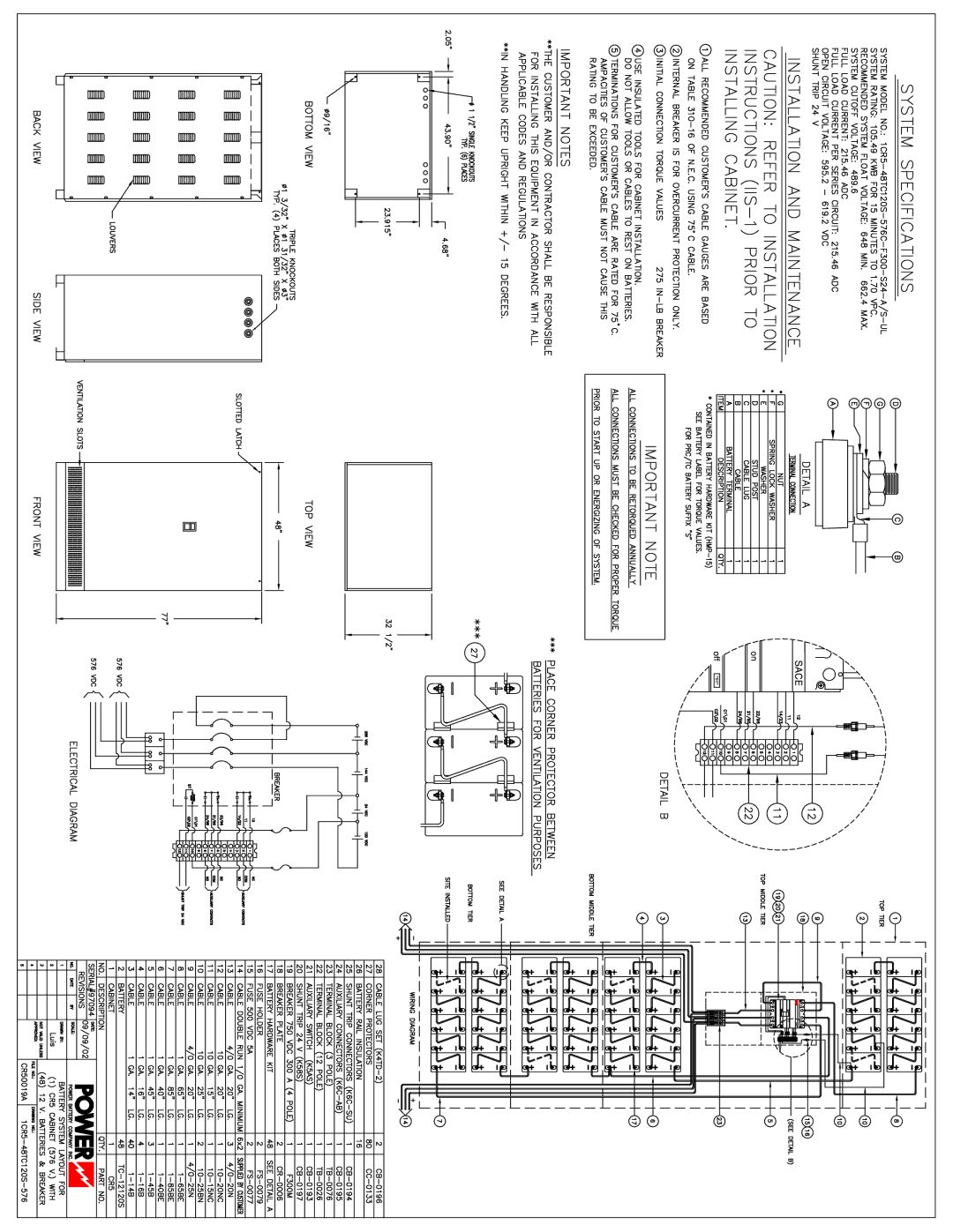 Powerware 9335 operation manual 