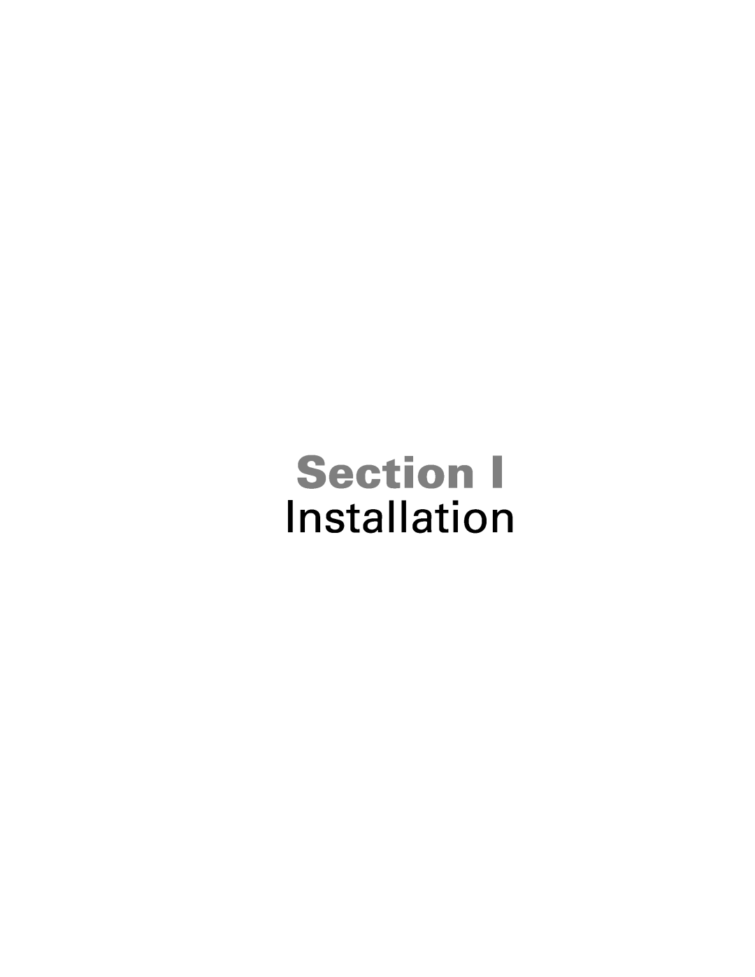 Powerware Powerware 9315 operation manual Section, Installation 