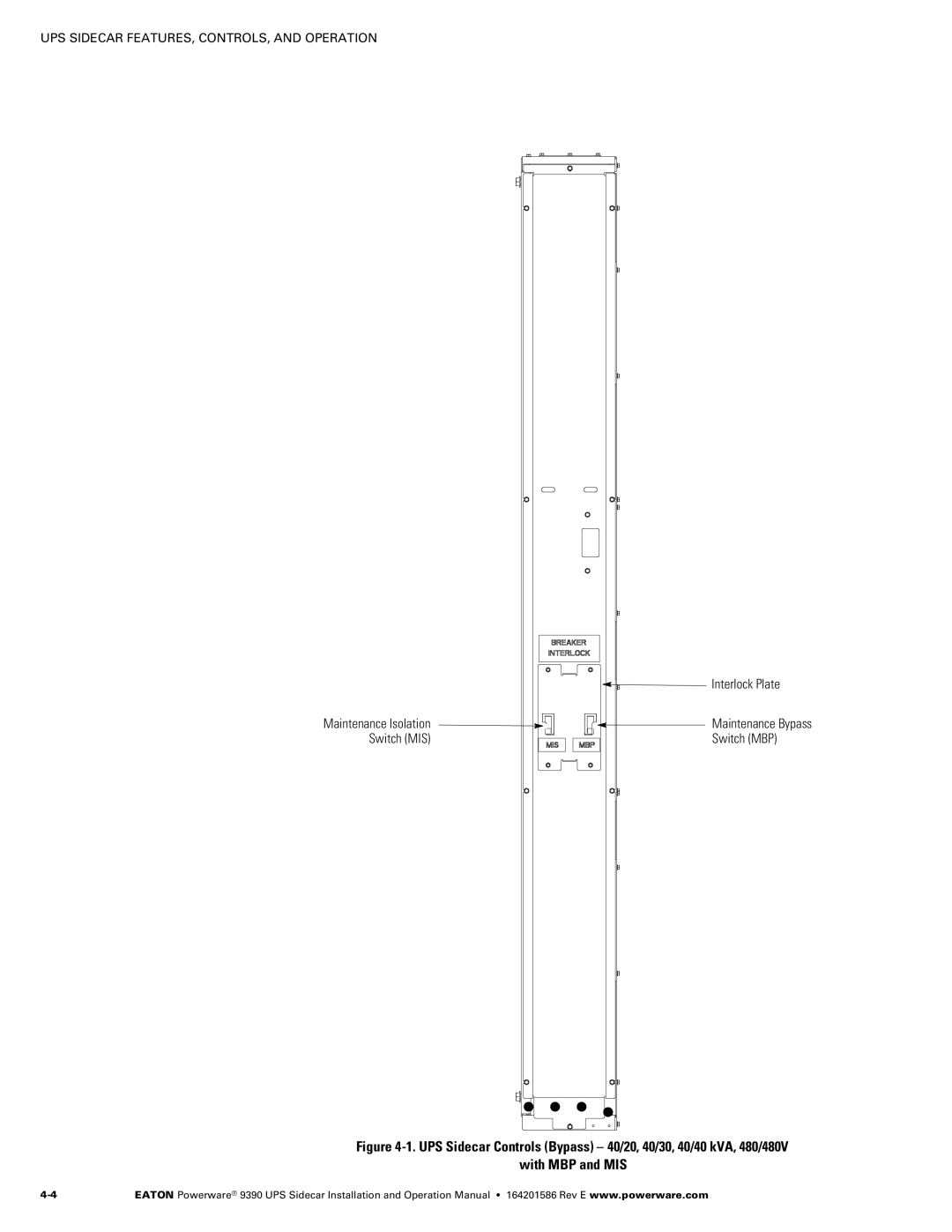 Powerware Powerware 9390 manual Interlock Plate 