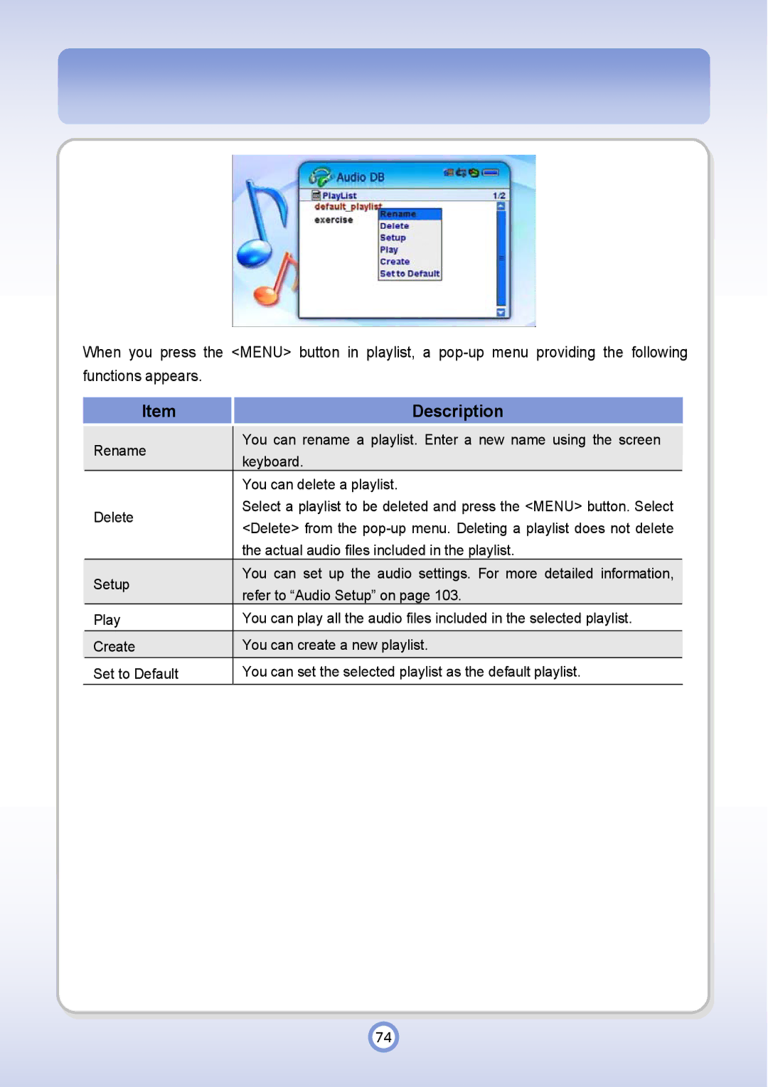 PQI P600 manual Description 