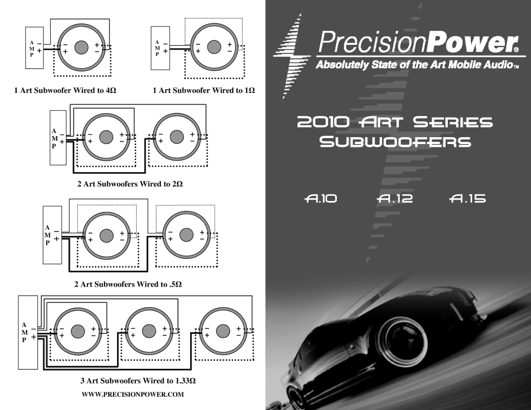 Precision Power A.15, A.12, A.10 manual 