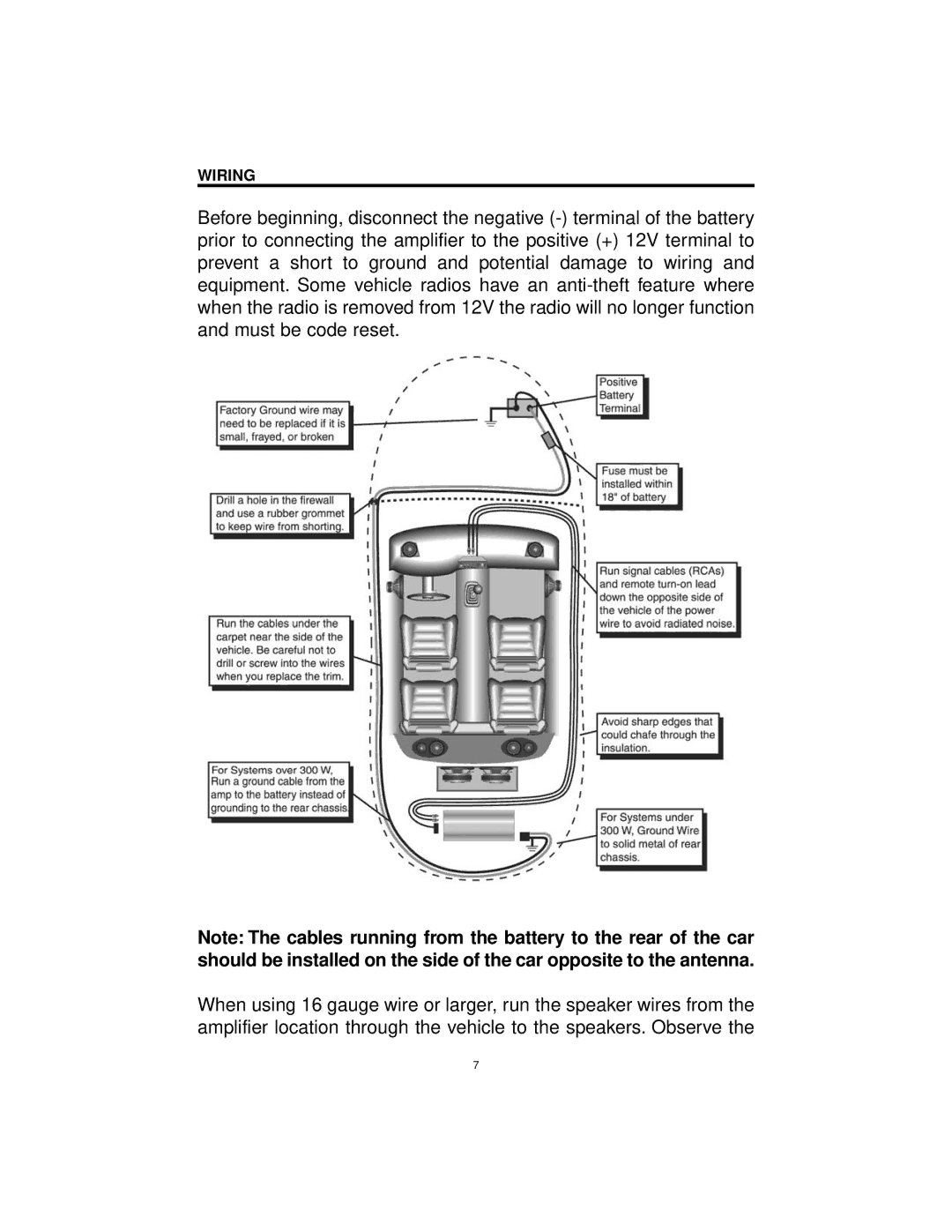 Precision Power DCX 1000.4, DCX 300.4, DCX 800.5 manual Wiring 