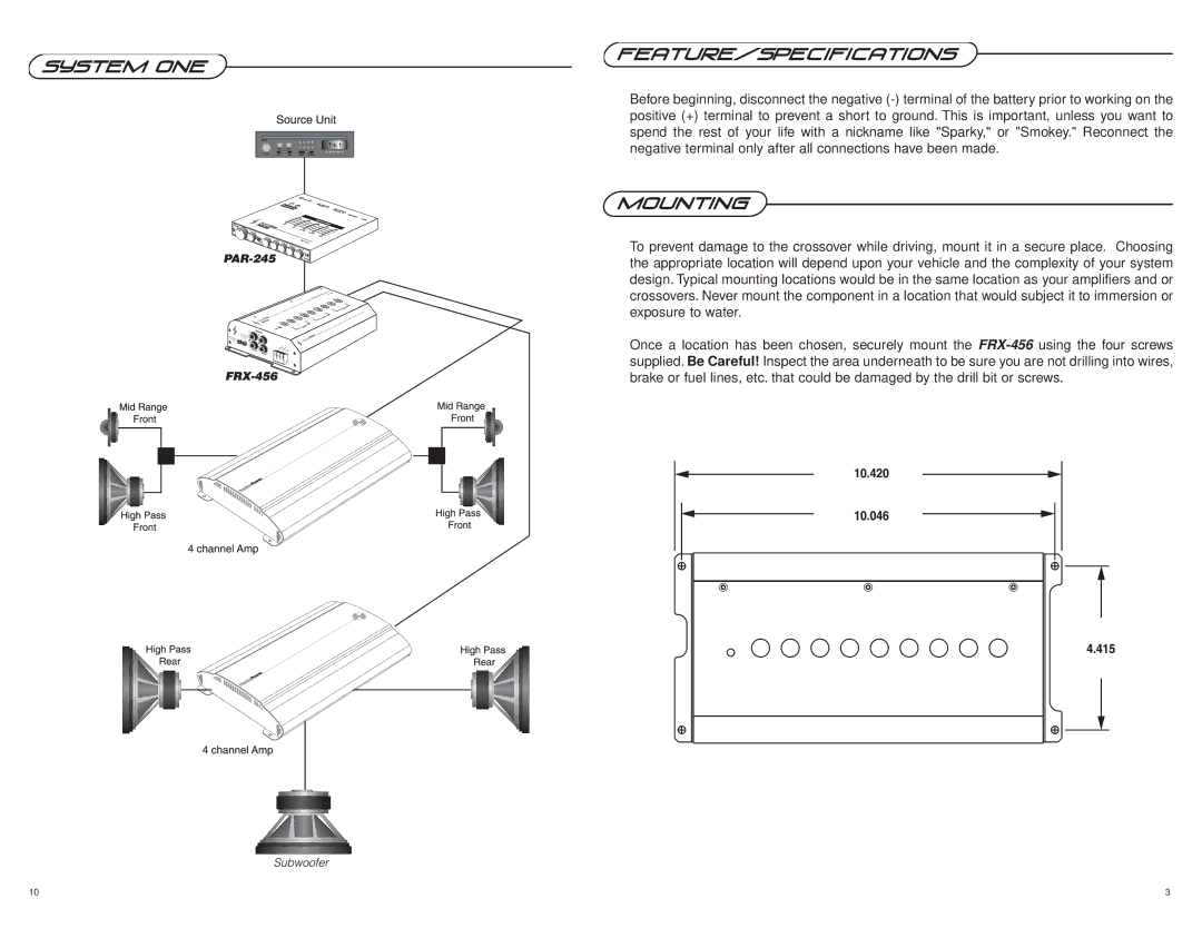 Precision Power G41810 manual 456 