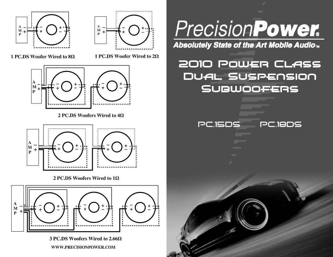 Precision Power PC.18DS, PC.15DS manual 