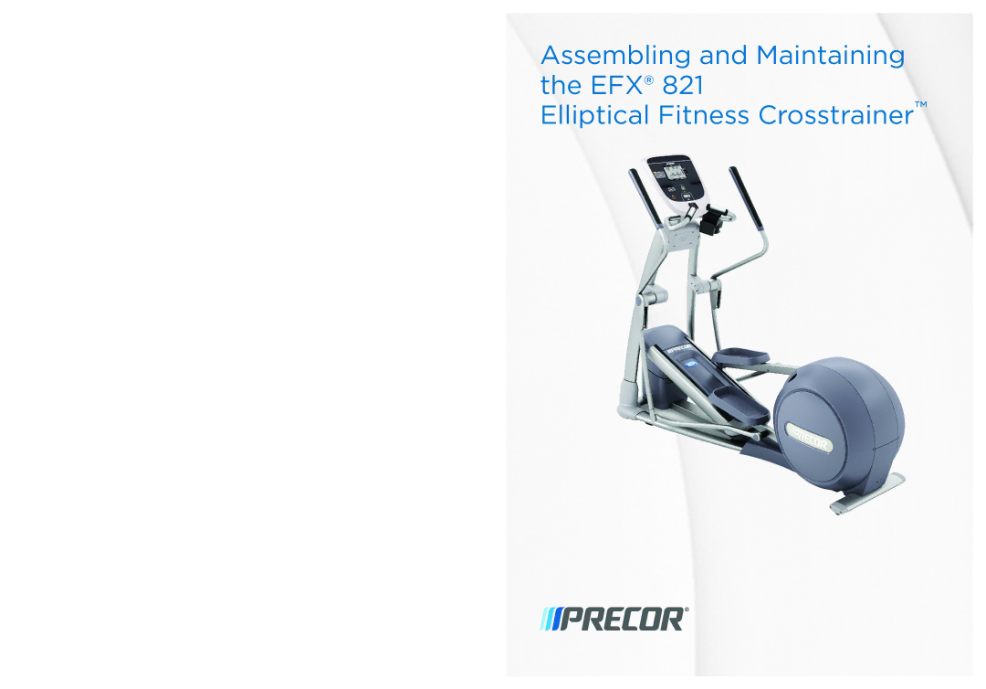 Precor 300753-201 manual 