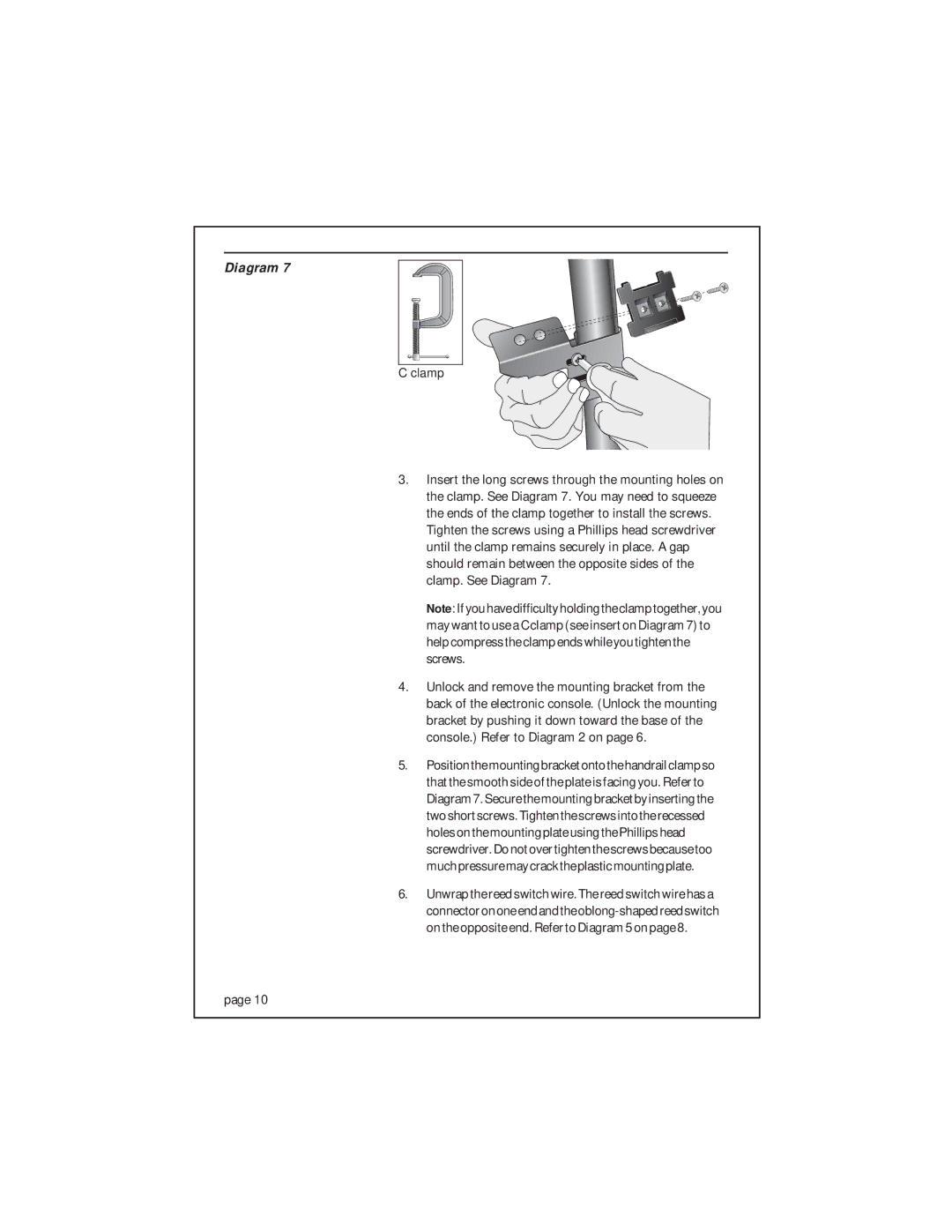 Precor 903 owner manual Diagram 