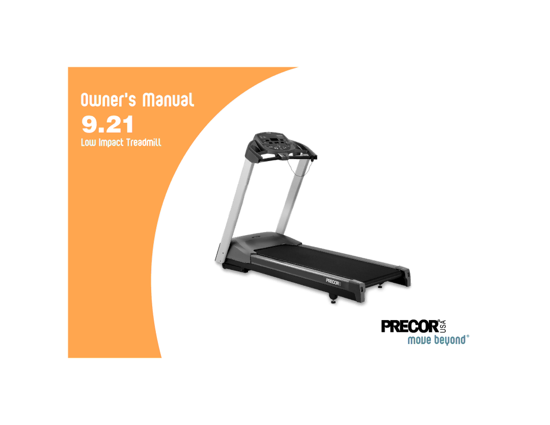 Precor 9.21 manual  