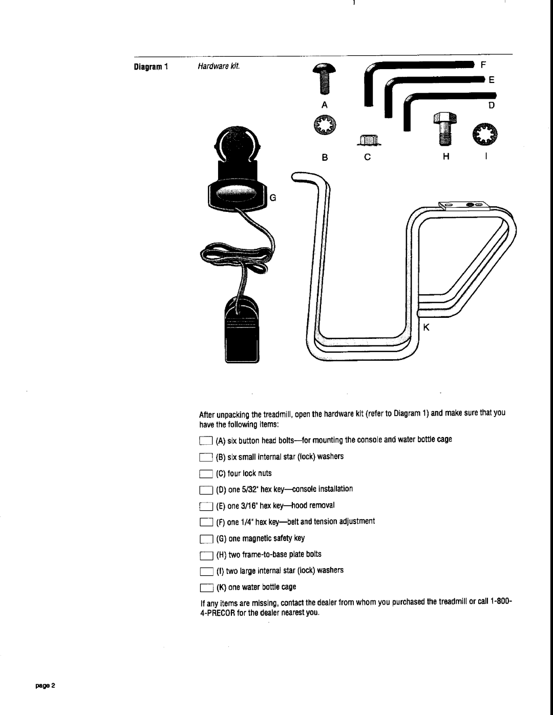 Precor 9.41si manual 