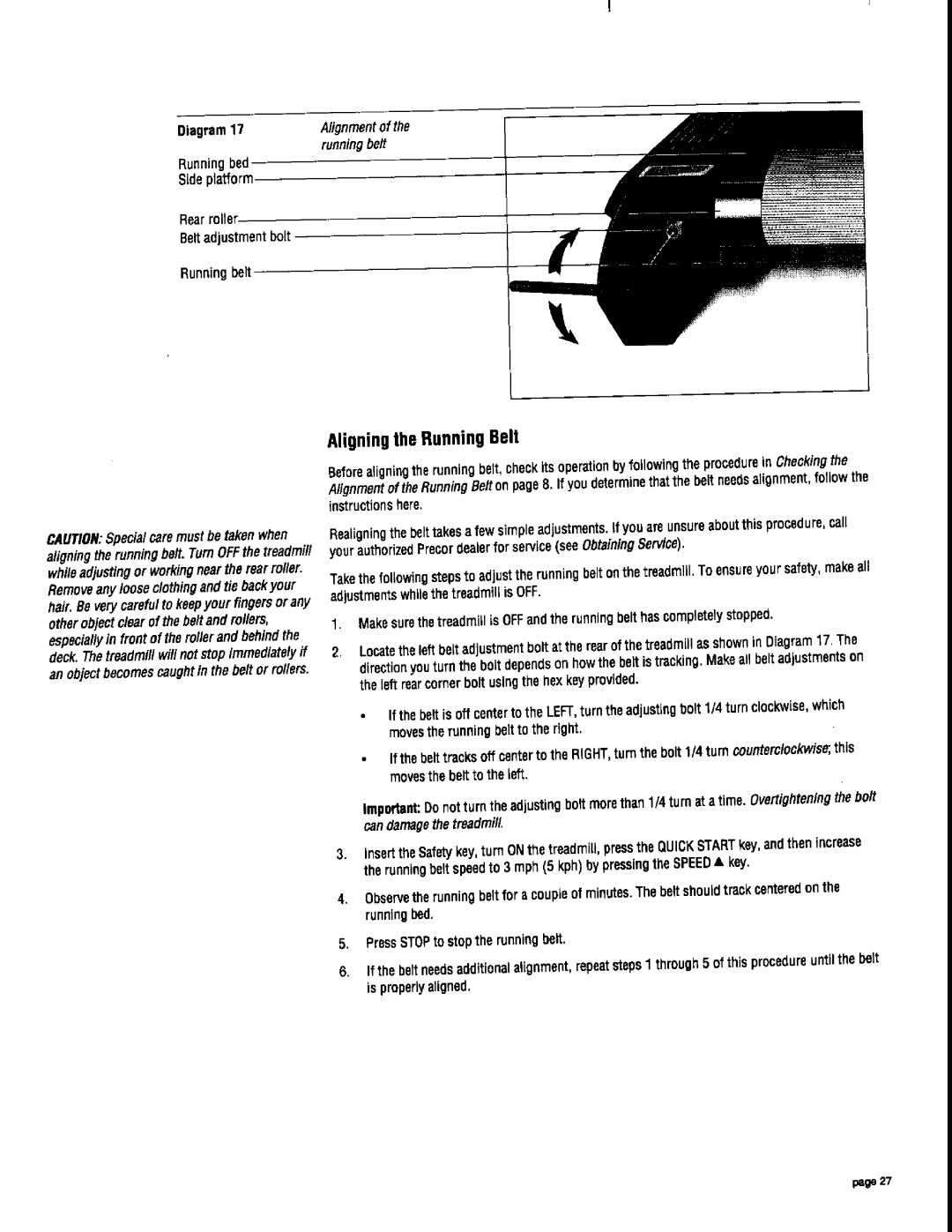 Precor 9.41si manual 