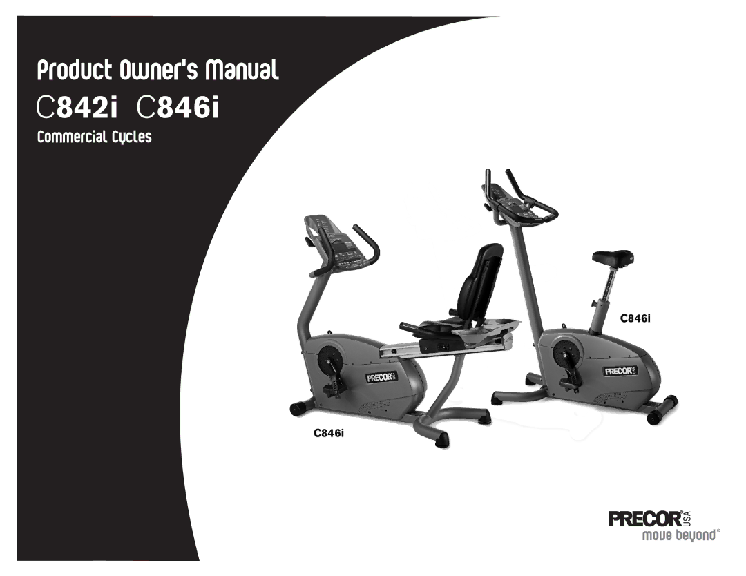 Precor owner manual C842i C846i 