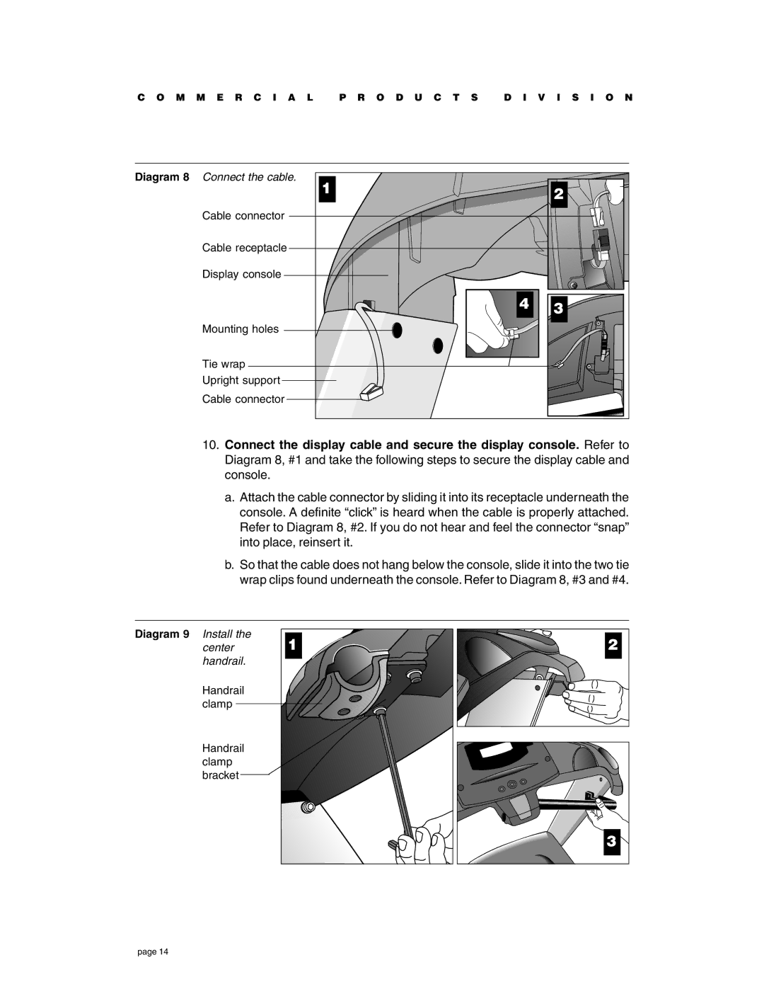 Precor C932 owner manual Diagram 