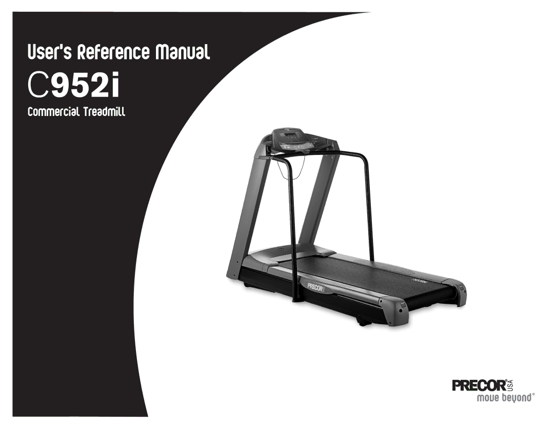 Precor C966i owner manual C952i 