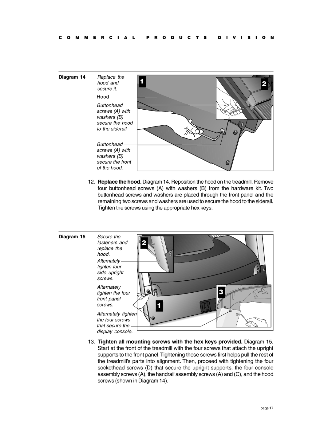 Precor c954, c956 owner manual Diagram 