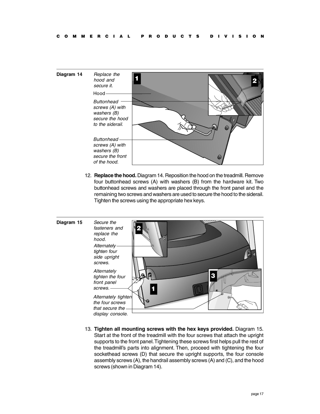 Precor C966 owner manual Diagram 