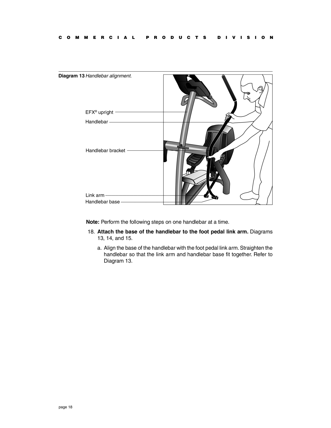 Precor EFX534i t owner manual M M E R C I a L O D U C T S V I S I O N 