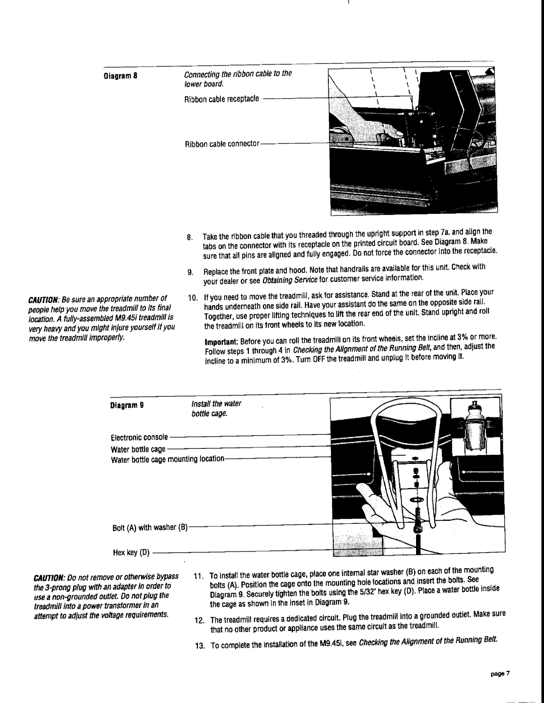 Precor M9.45i manual 