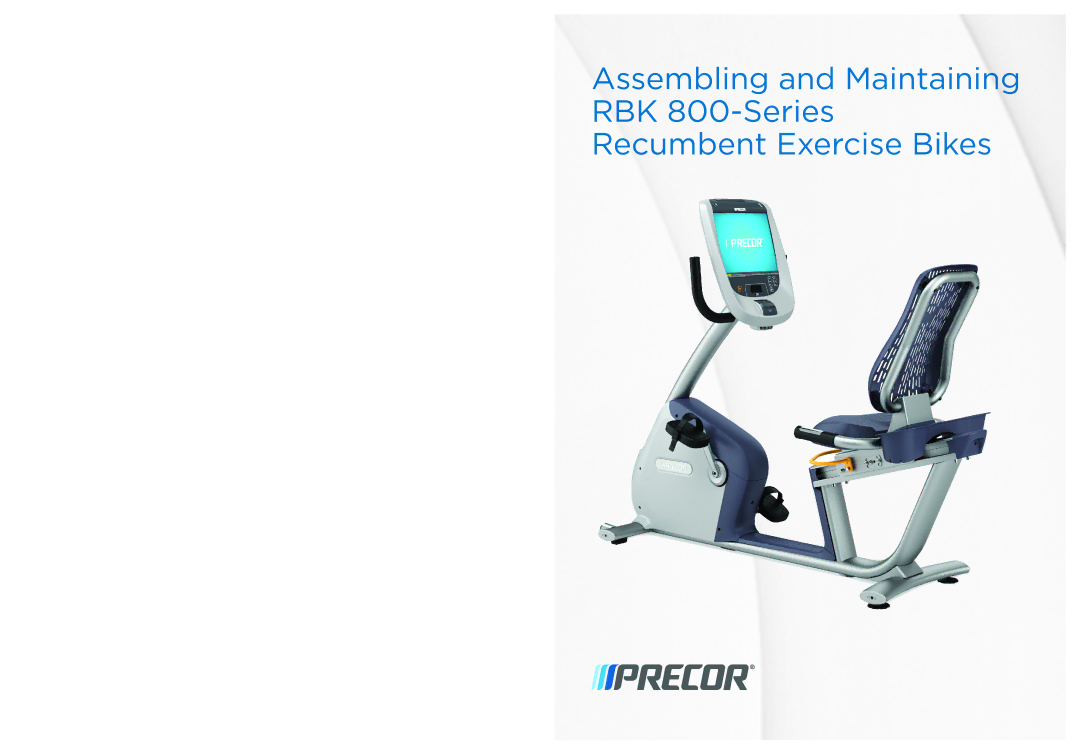 Precor P30 Console manual 