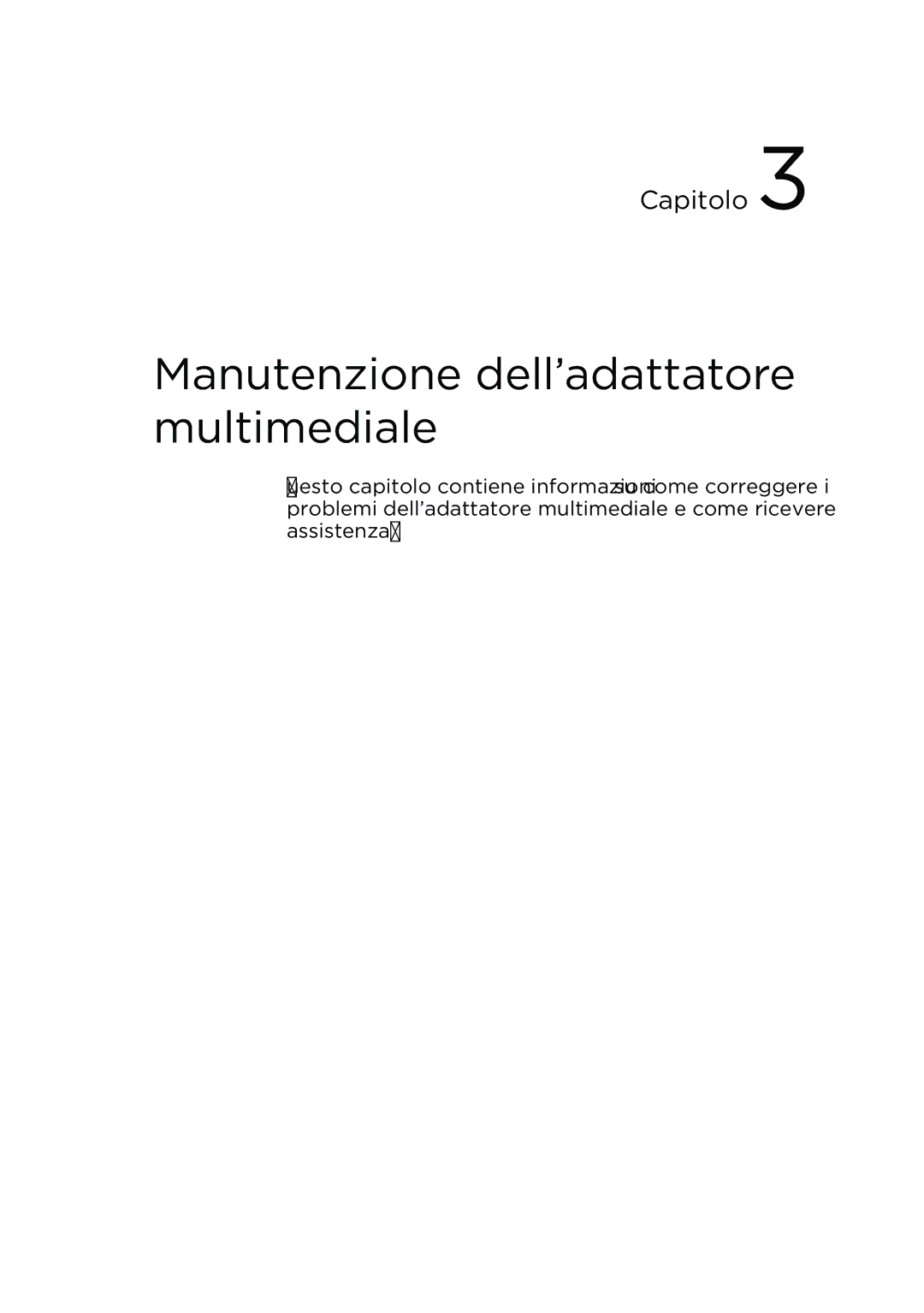 Precor P80 manual Manutenzione dell’adattatore multimediale 