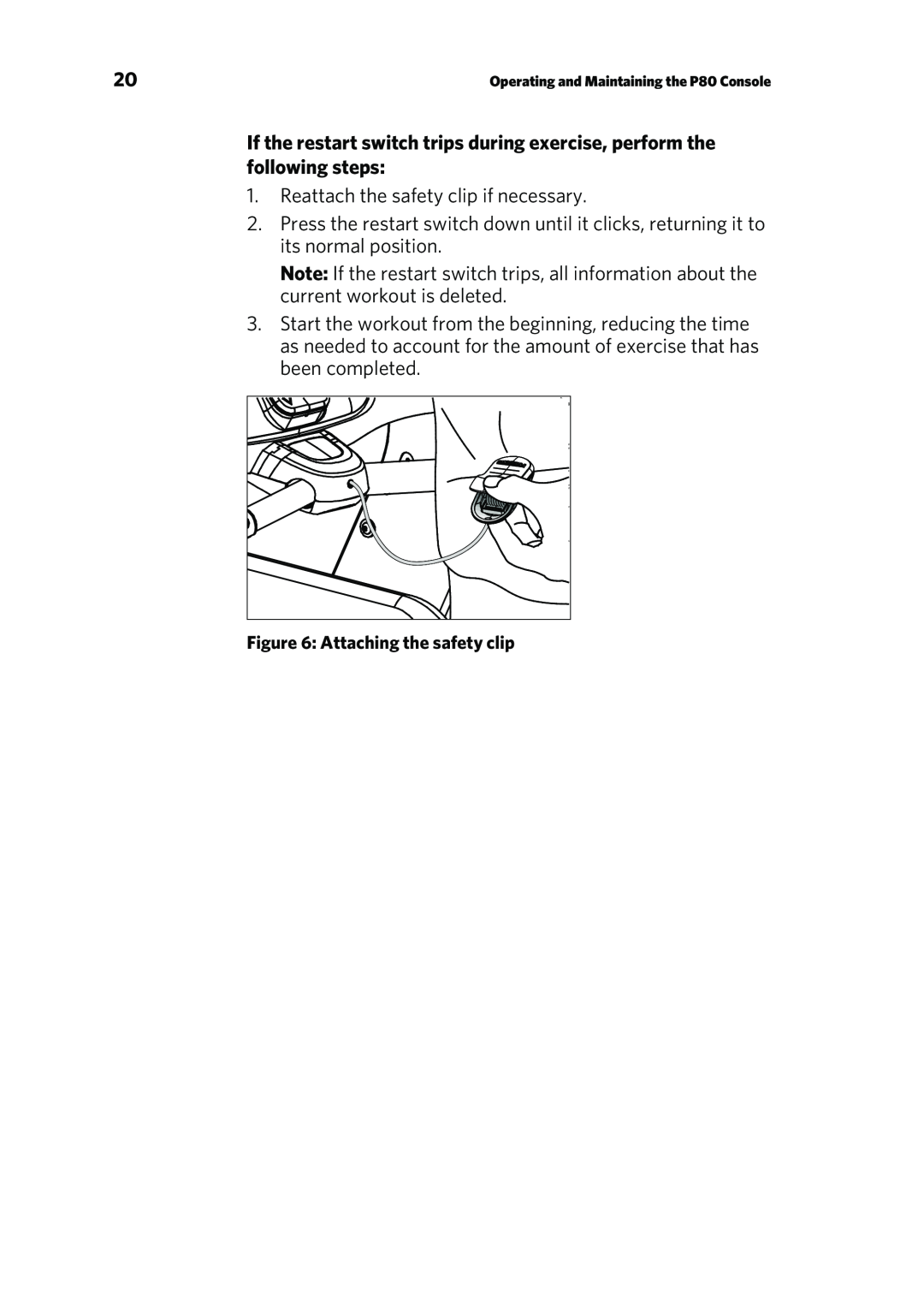 Precor P80 manual 