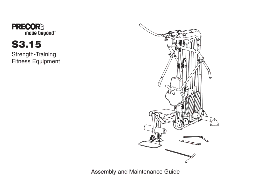 Precor S3.15 manual 