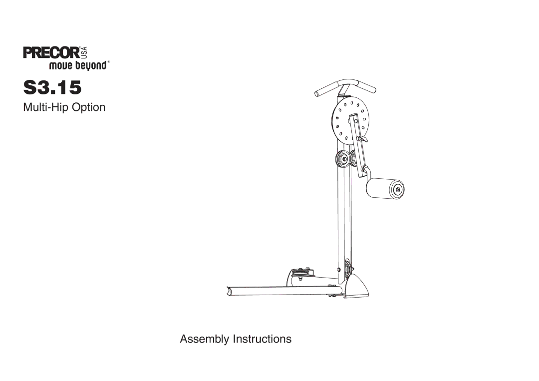 Precor S3.15 manual 