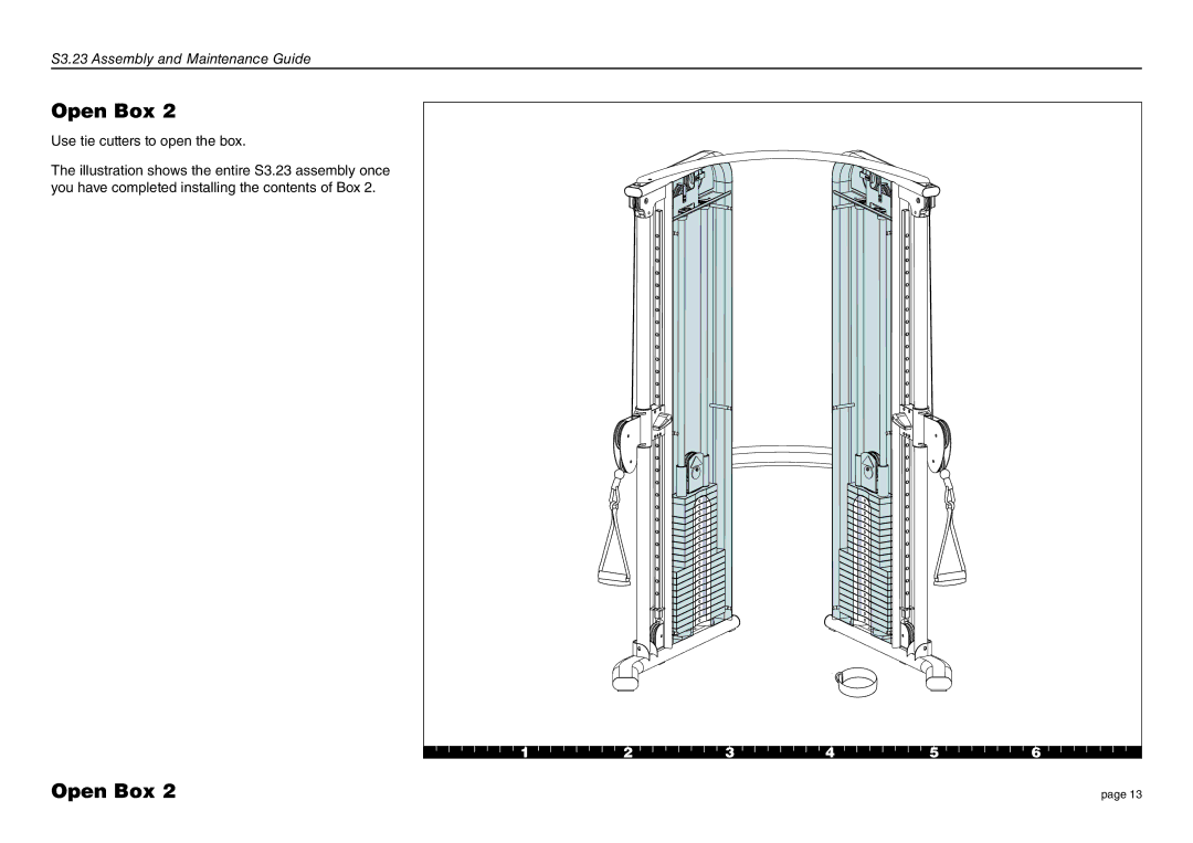 Precor S3.23 manual Open Box 