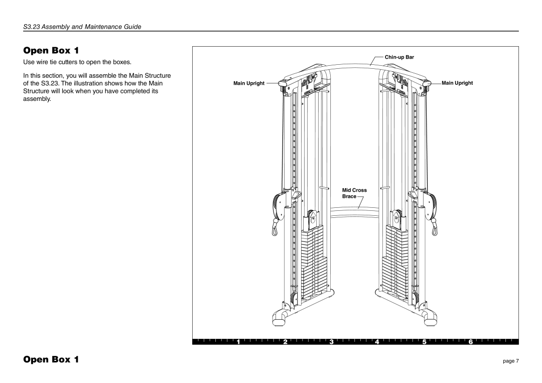 Precor S3.23 manual Open Box 