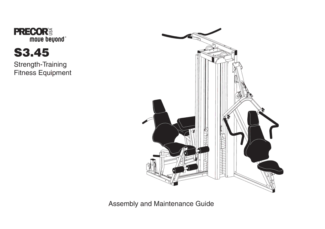 Precor S3.45 manual 