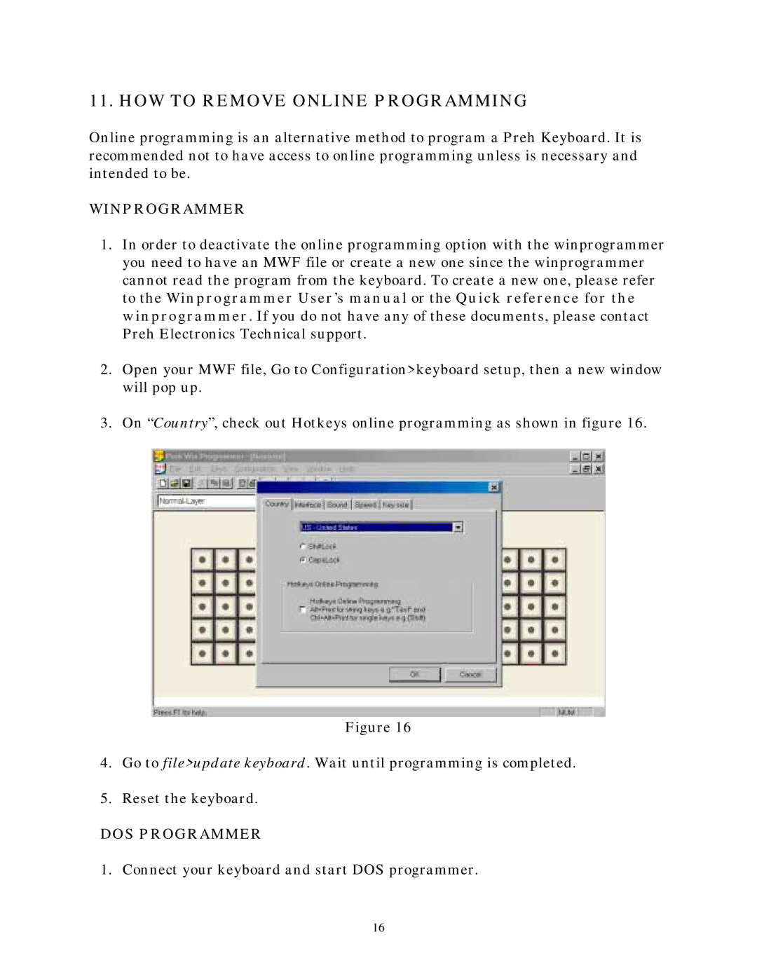 Preh MC25-35\ manual HOW to Remove Online Programming 