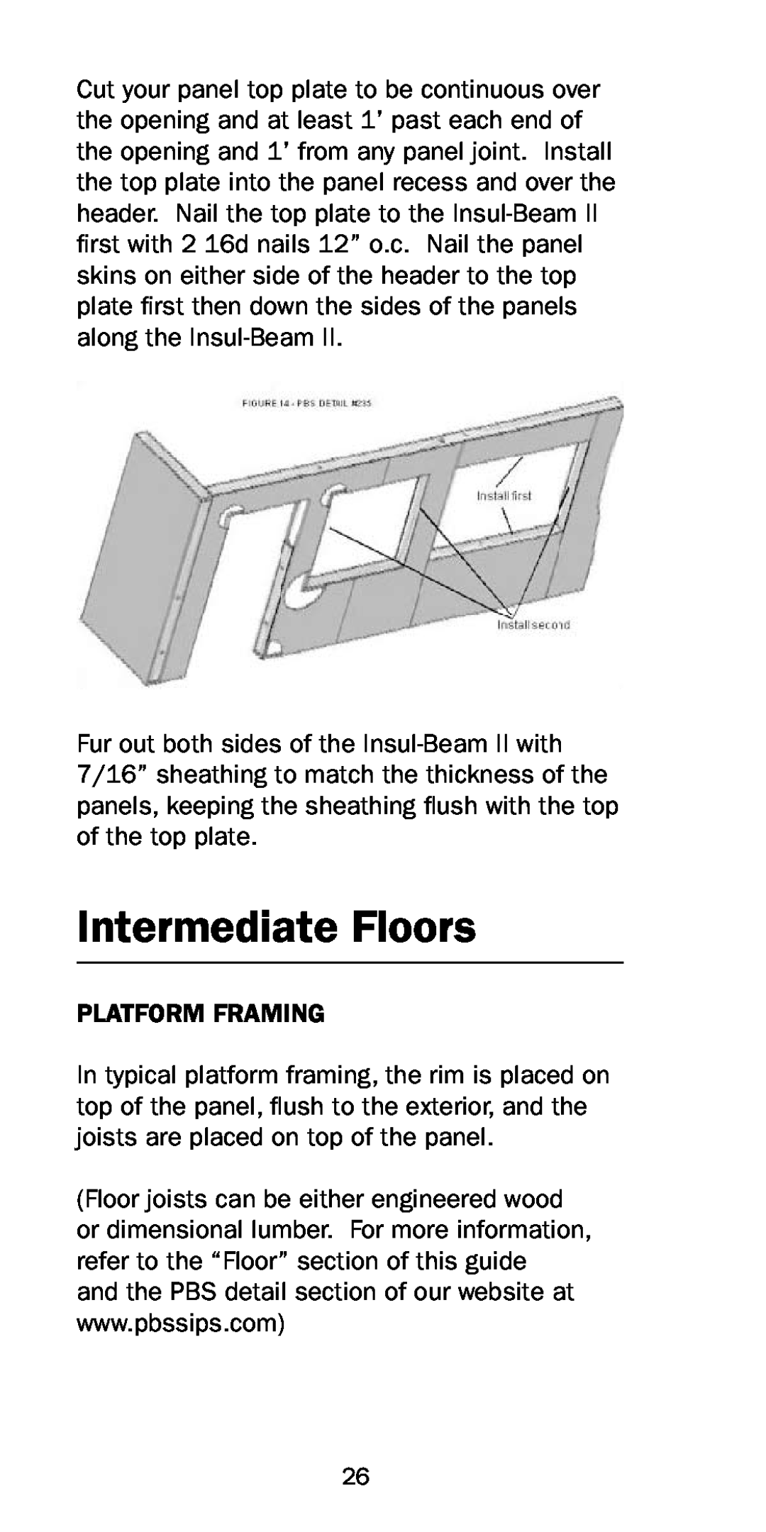 Premier manual Intermediate Floors 