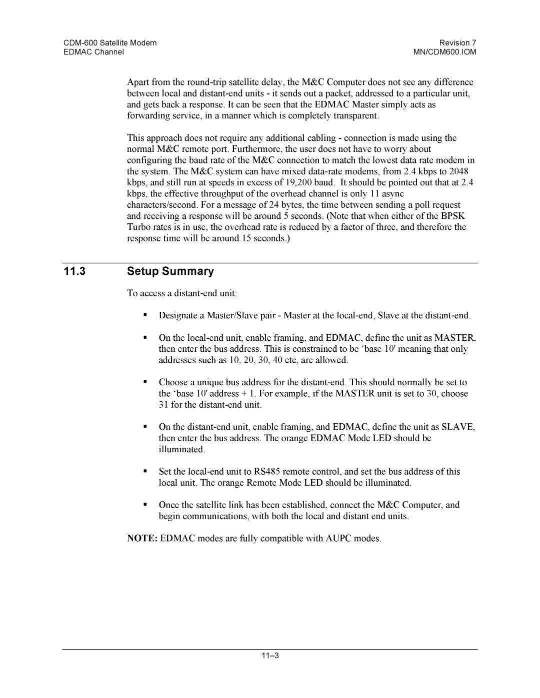 Premier Mounts CDM-600 specifications Setup Summary 